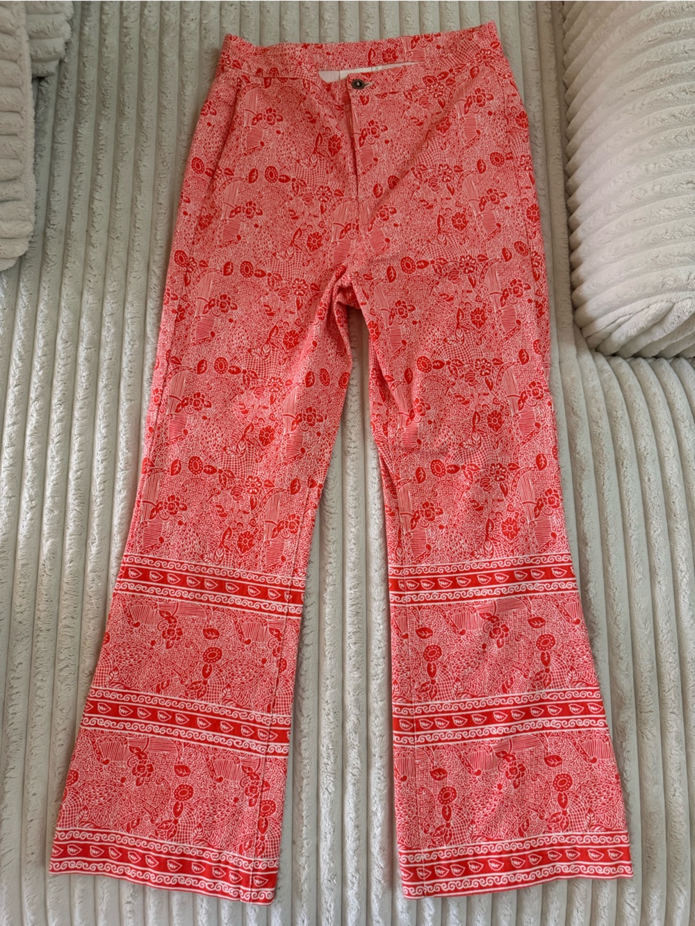 Julia Amory Bell Pant Tangerine Size M